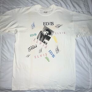Vintage Elvis Presley Graphic T-Shirt XL – Made in USA, Multicolor 90s Style